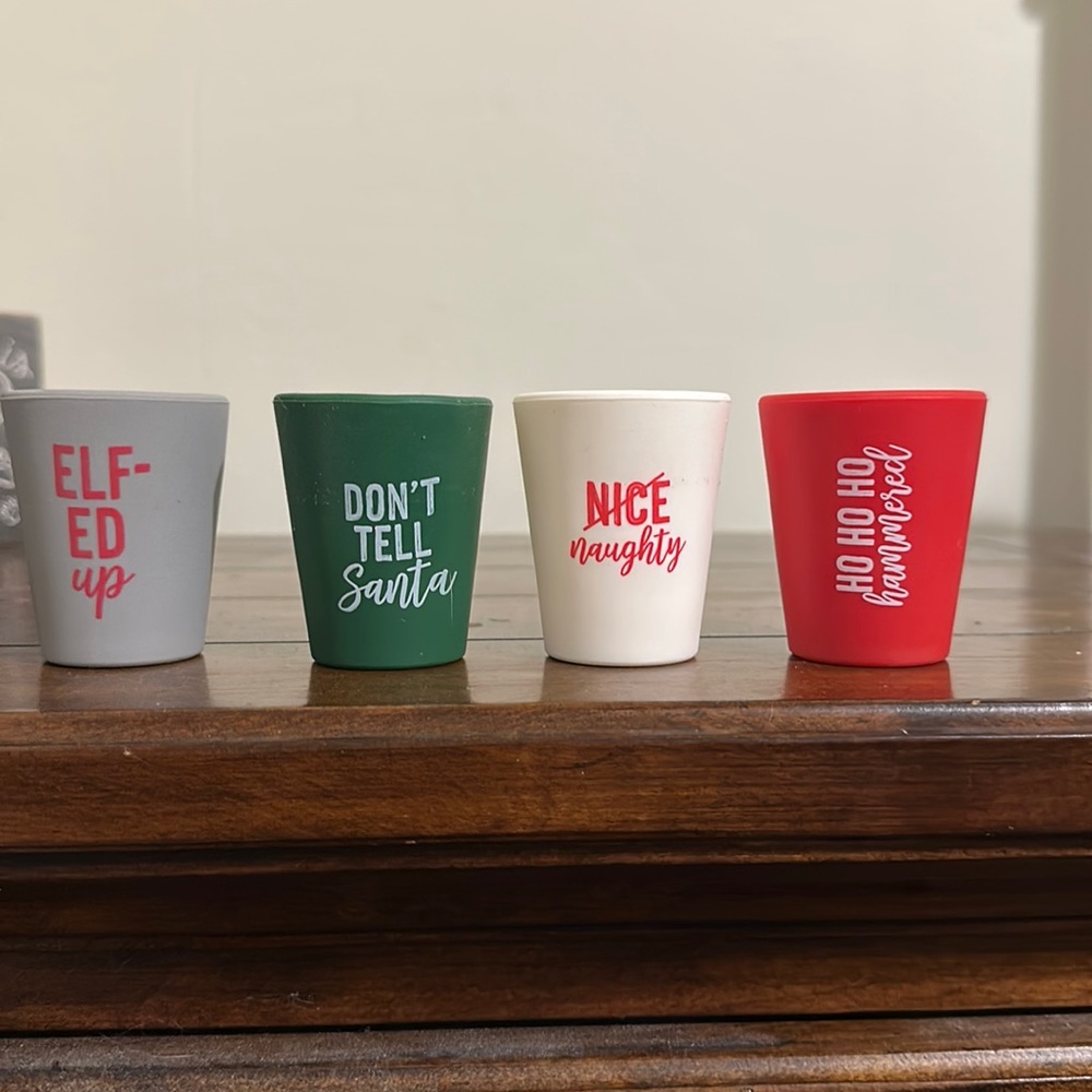 Silicone shot glasses